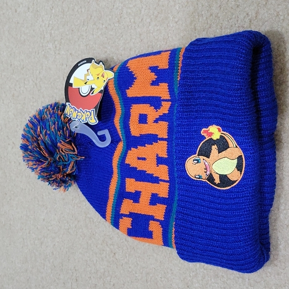 Pokemon Other - NWT Pokémon Charmander Beanie with Pompom